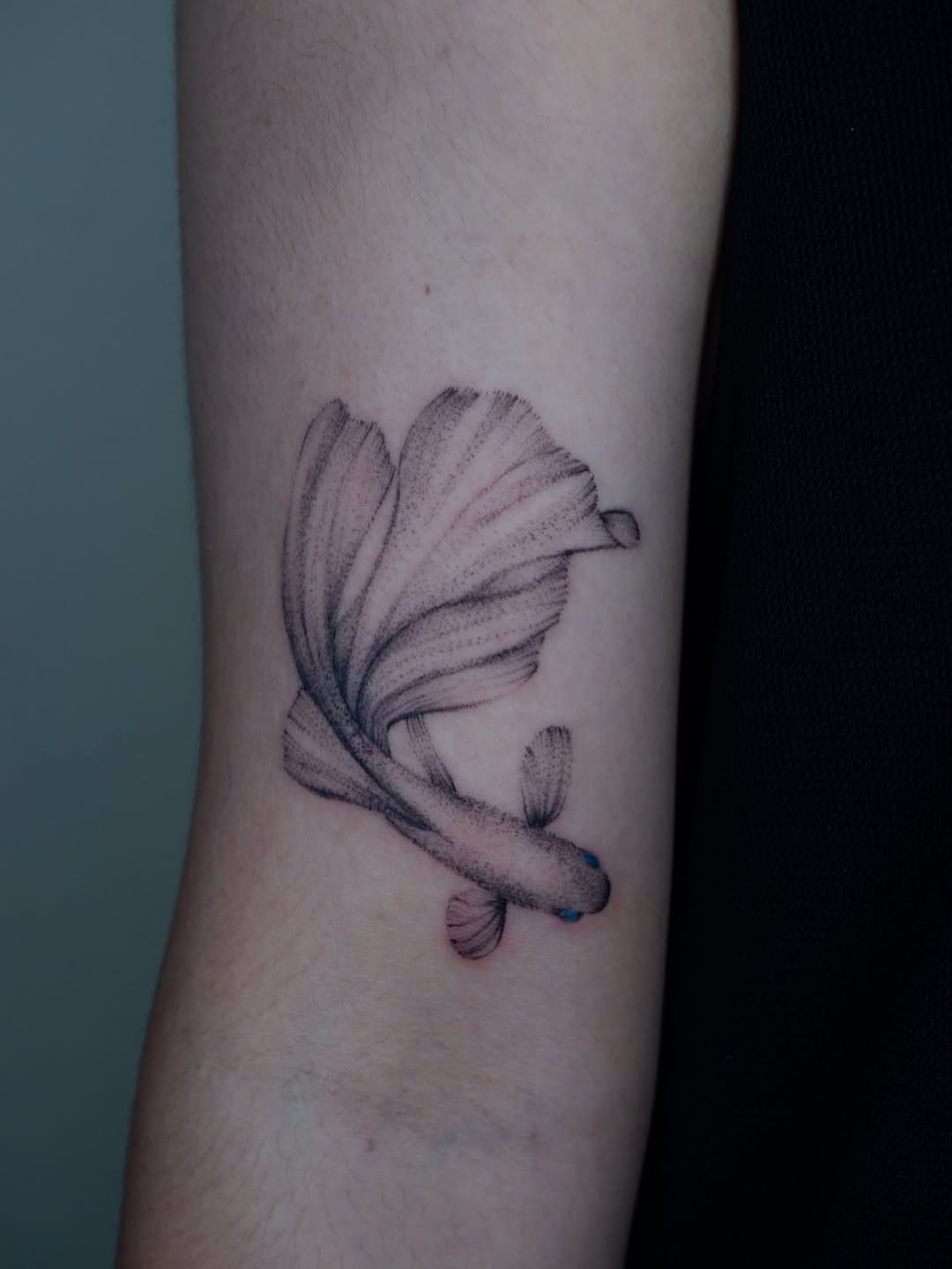 Yin Yang fish friendship tattoo